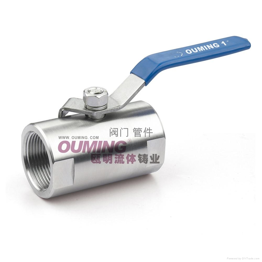 不銹鋼內(nèi)螺紋片式球閥Q11F-16P 中國浙江省OUMING制造的高質(zhì)量閥門